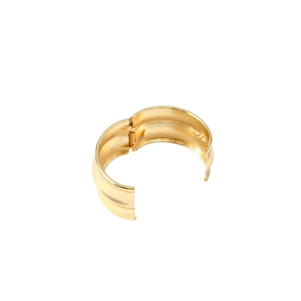 Mint Velvet Gold Tone Statement Cuff Bracelet